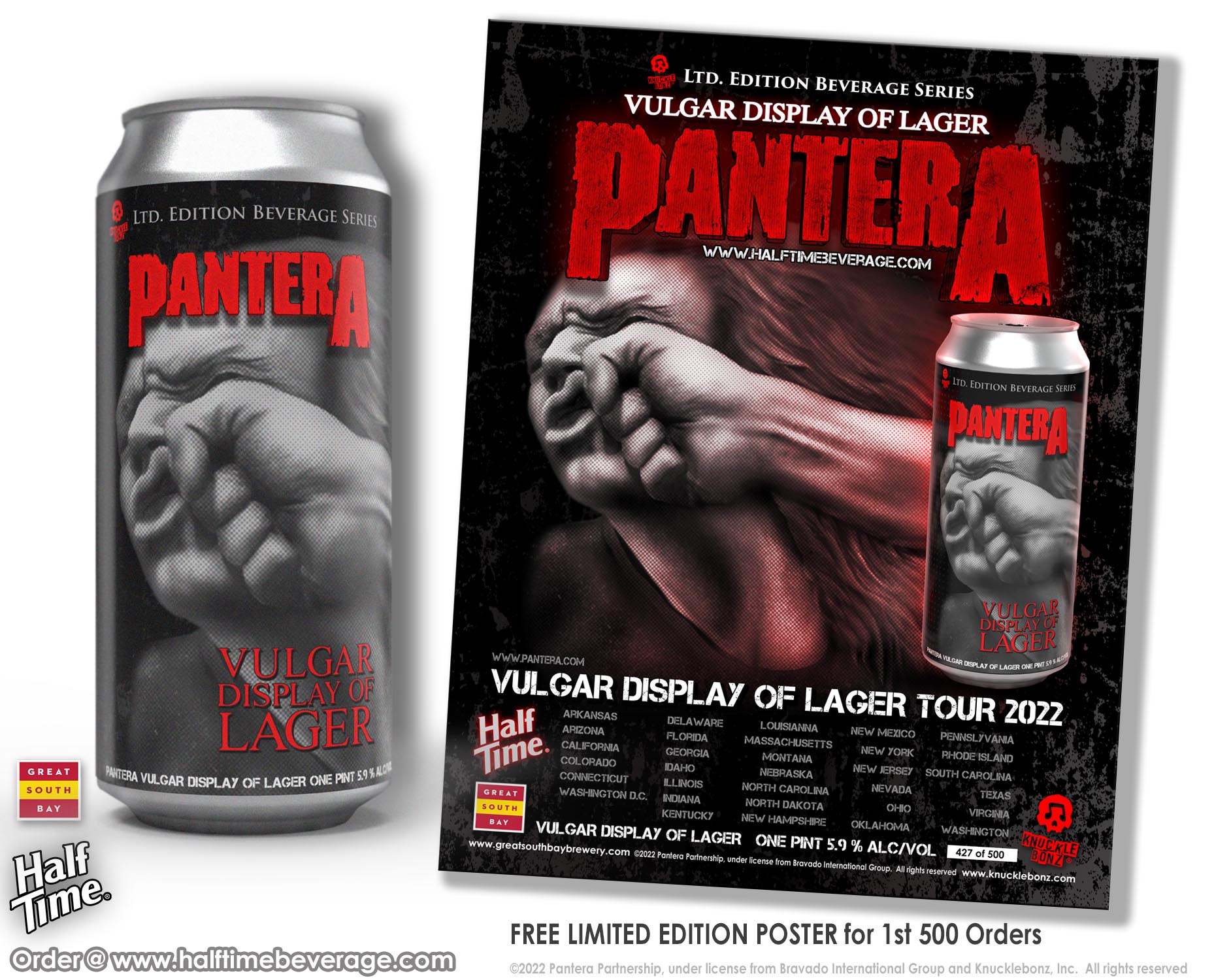 Pantera® ‘Vulgar Display of Lager’