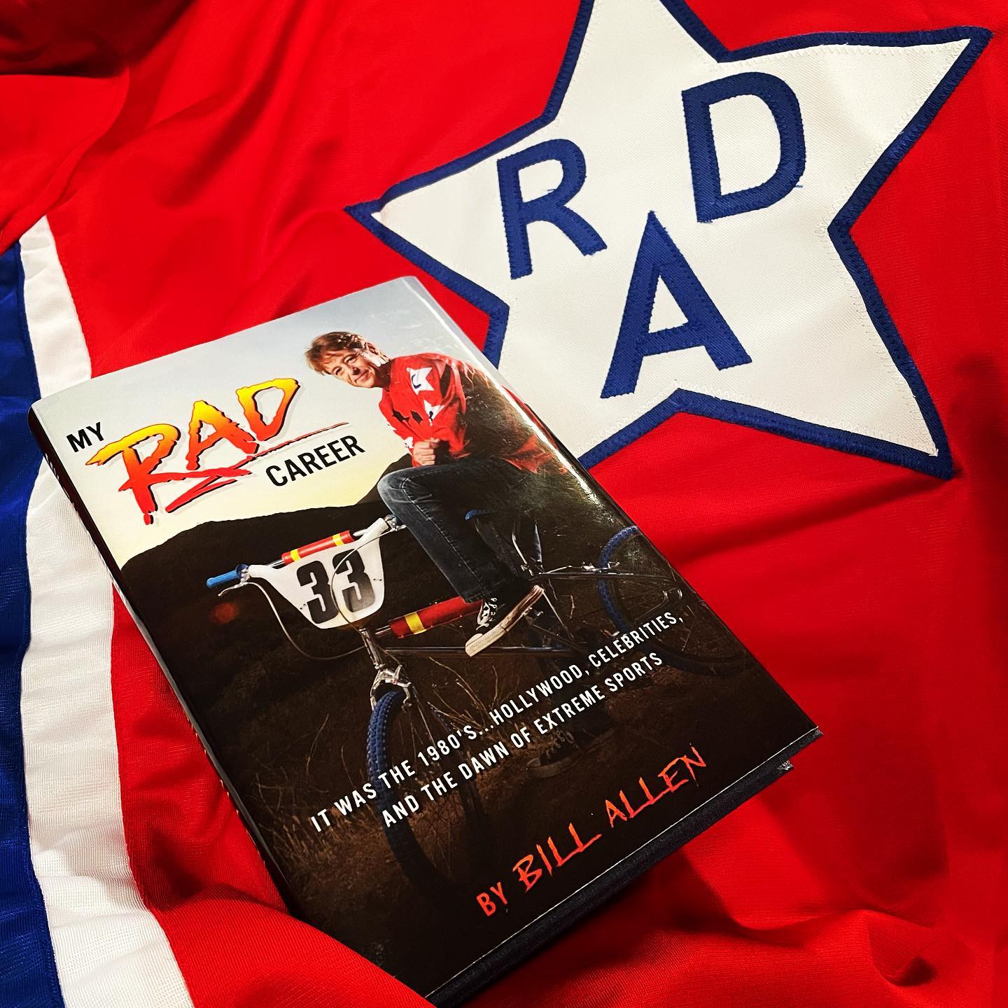 Looking forward to the RAD weekend ahead because the legendary @billslimallen is heading to town! 🔥 His autobiography, “My Rad Career,” is a great read! Highly recommended! #rad #bmx #billallen #crujones #movies
