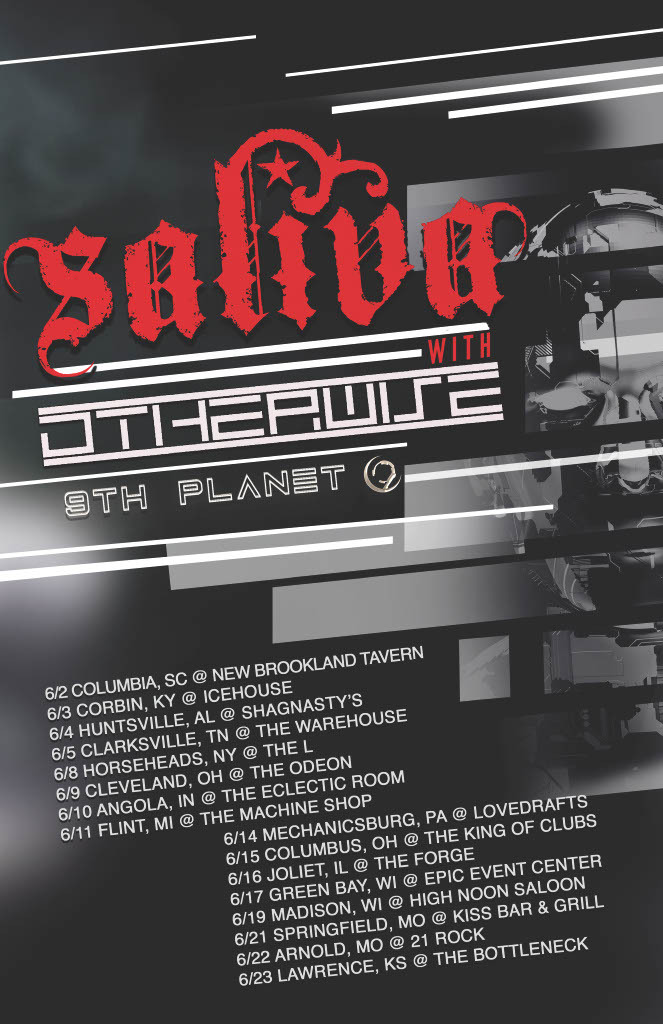 SALIVA tour dates