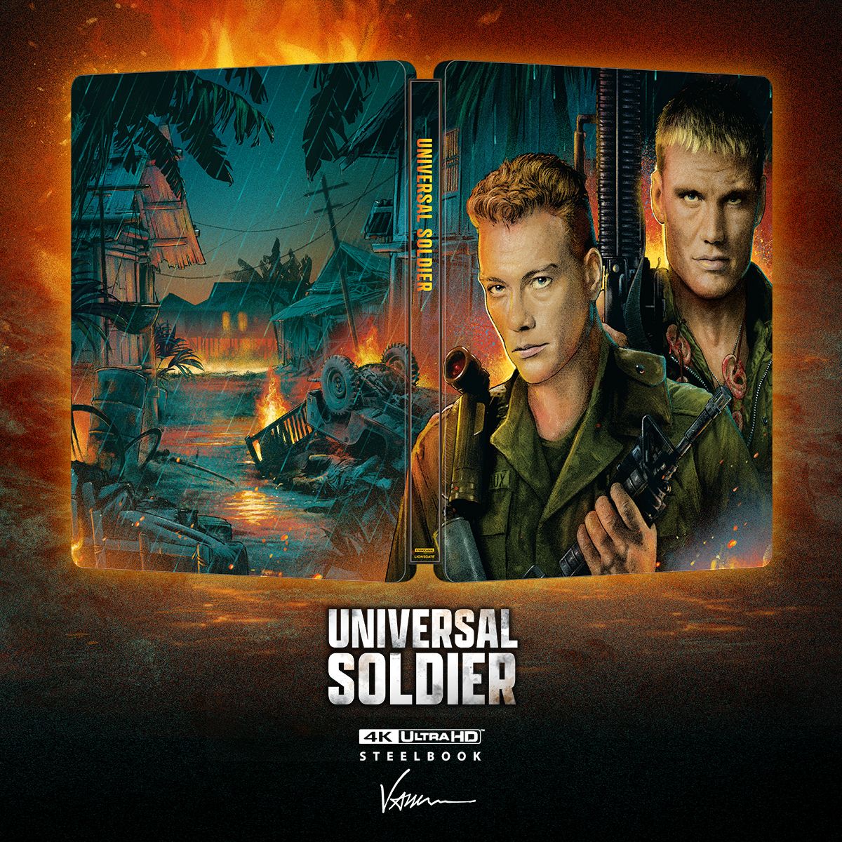 Universal Soldier, arrives June 21 on 4K Ultra HD™ + Blu-ray™ + Digital SteelBook® from Lionsgate. 