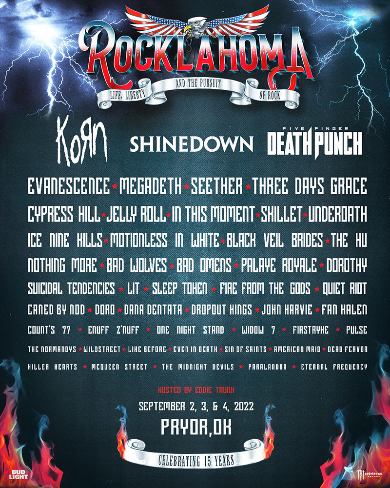 Rocklahoma 2022 Artist Lineup