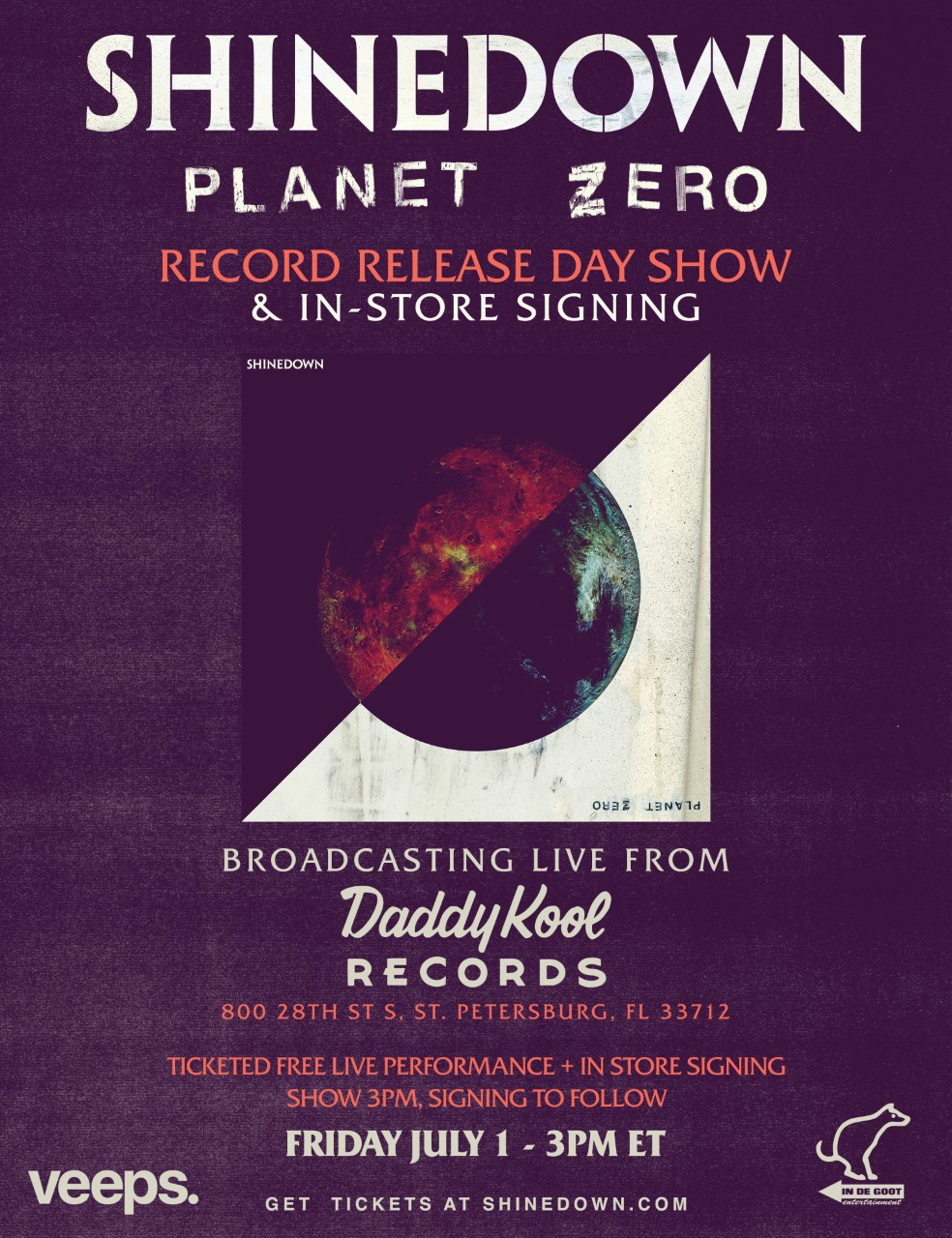 Shinedown Planet Zero Livestream Event
