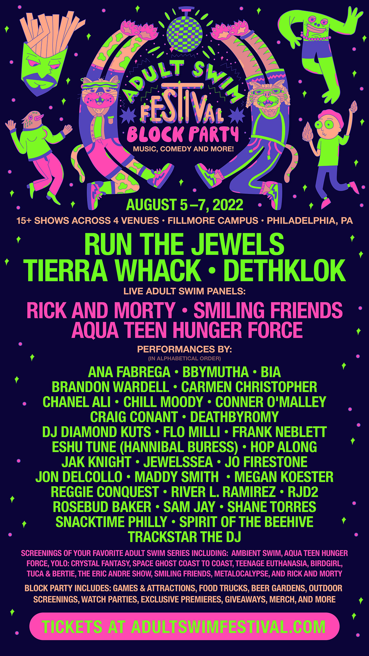 Adult Swim Festival Block Party 2022