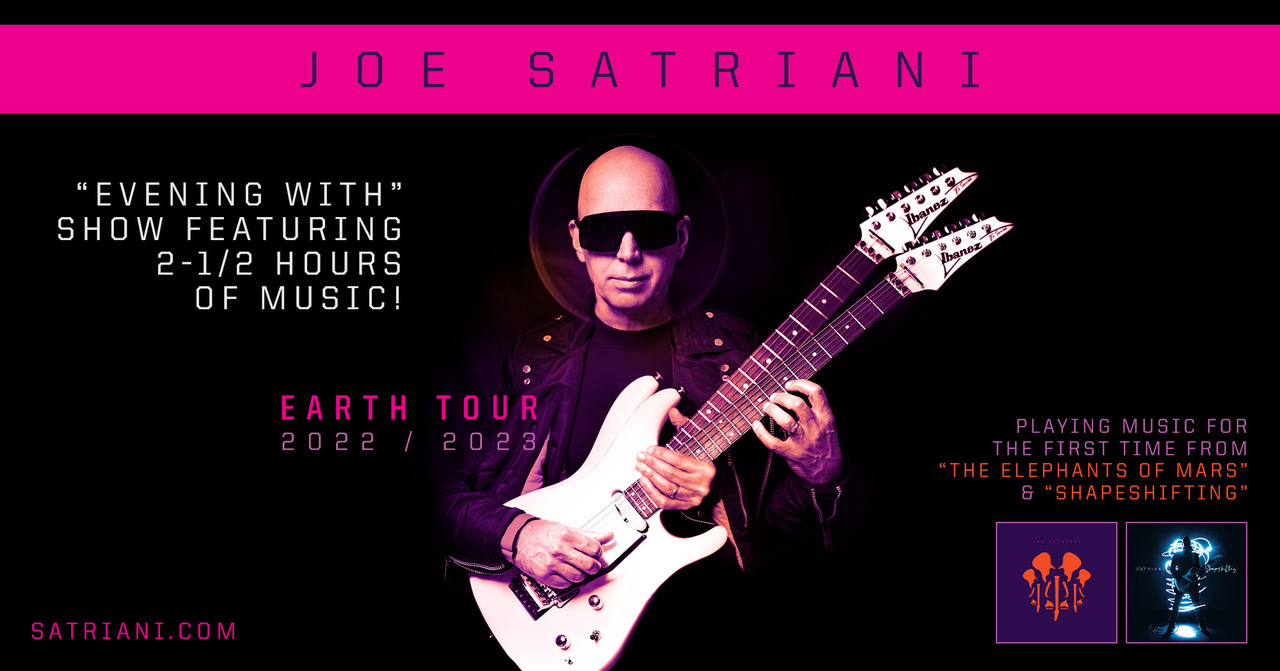 Joe Satriani 2022 tour