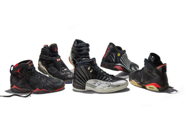 Michael Jordan's Six Game-worn, Championship-clinching Sneakers