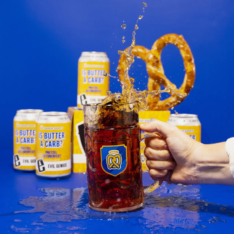 Auntie Anne's and Evil Genius Beer Company Release a Limited-Edition Oktoberfest Lager