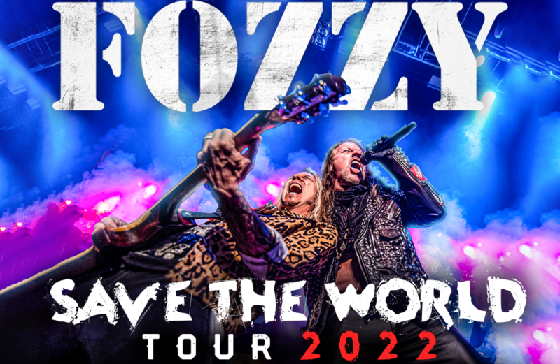 Fozzy Fall Tour Dates 2022