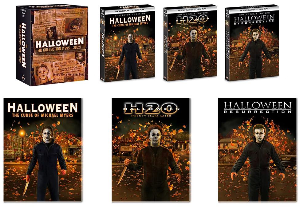 THE HALLOWEEN 4K COLLECTION (1995 - 2002)