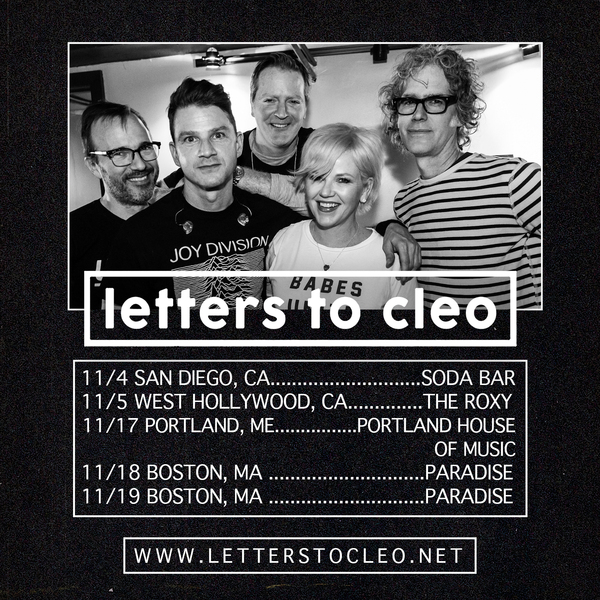 Letters To Cleo Tour Dates 2022