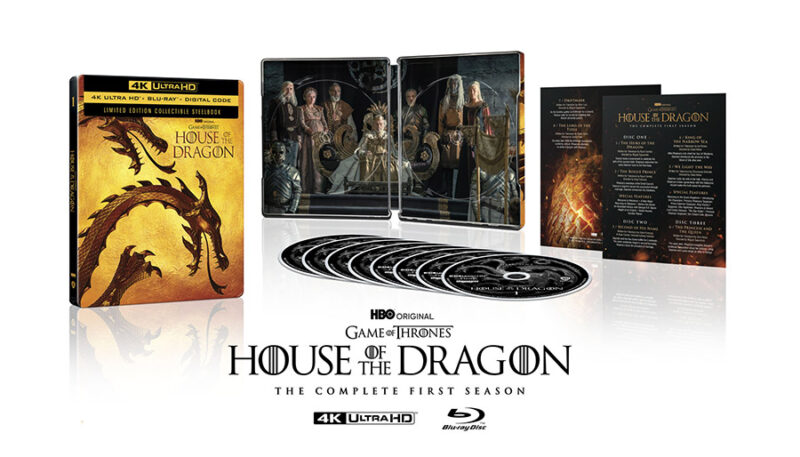 House of The Dragon Season 1 Steelbook