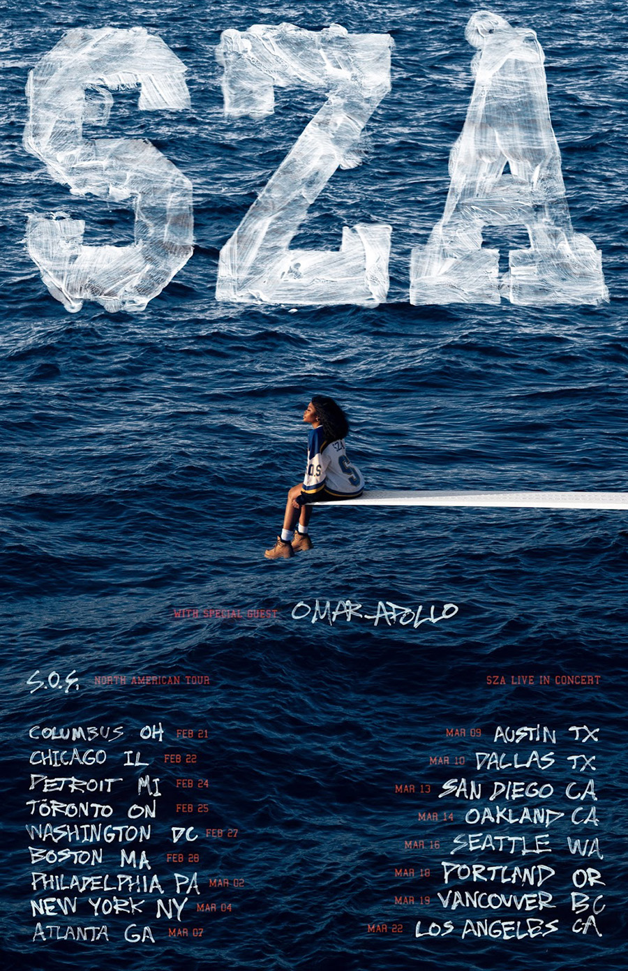 SZA SOS North American Tour 