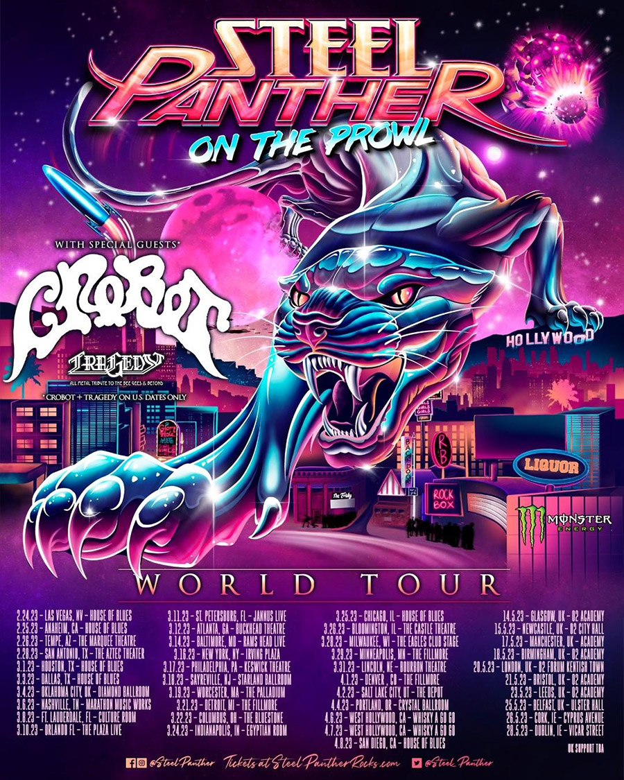 Steel Panther On The Prowl Tour