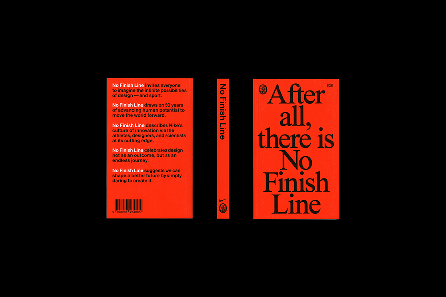 "No Finish Line" Back, Spine, Cover