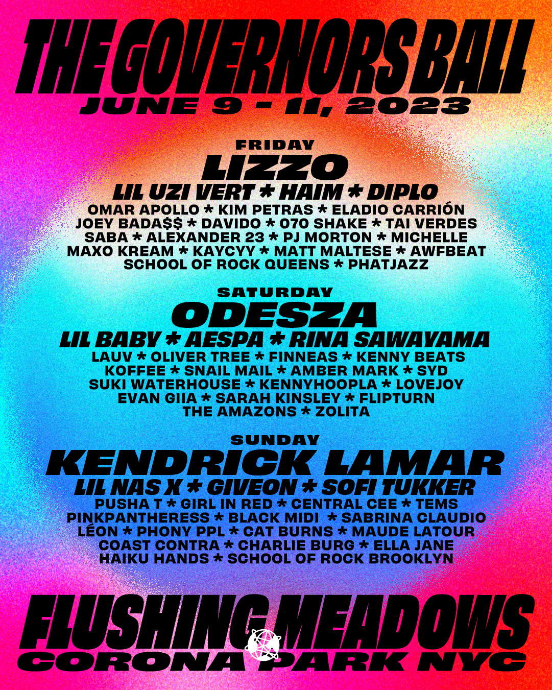 Governors Ball Music Festival 2023 Lineup