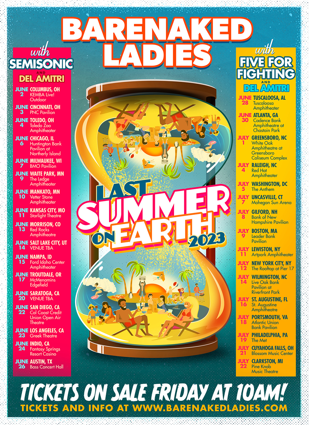 Barenaked Ladies Last Summer on Earth Tour 2023