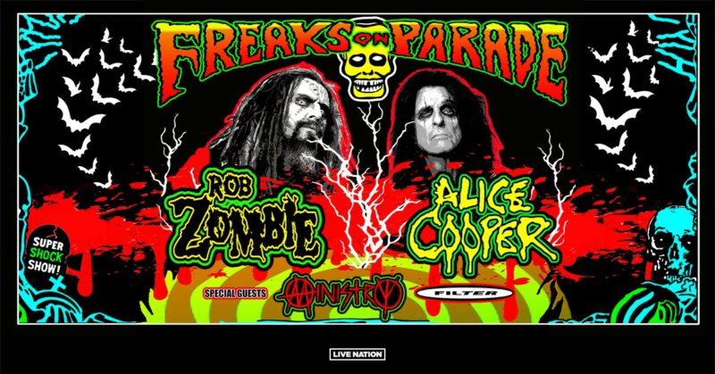 Rob Zombie and Alice Cooper Freaks On Parade Tour