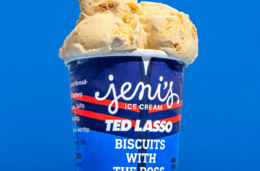 Jeni's Splendid Ice Creams X Ted Lasso - Biscuits With The Boss Ice Cream