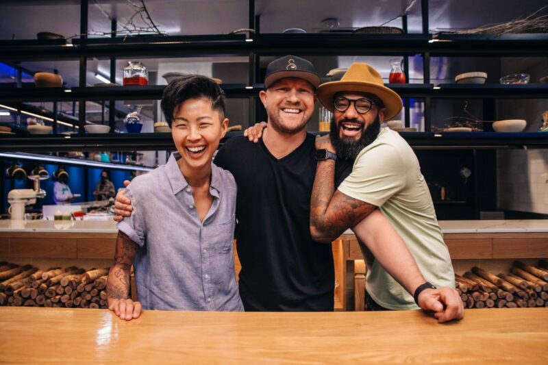 Kristen Kish, Jeremy Ford and Justin Sutherland on FAST FOODIES