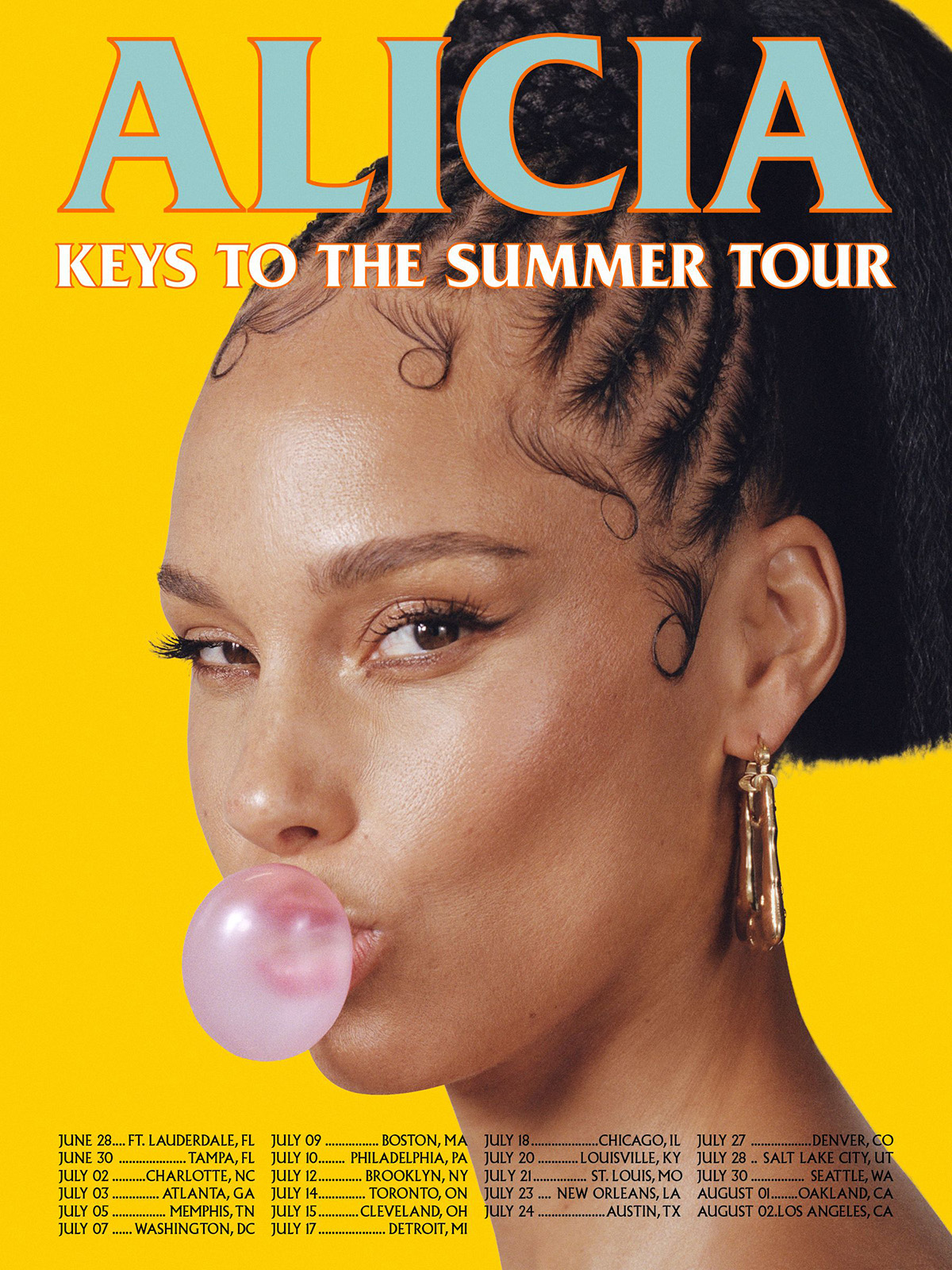 Alicia Keys - Keys To The Summer Tour 2023