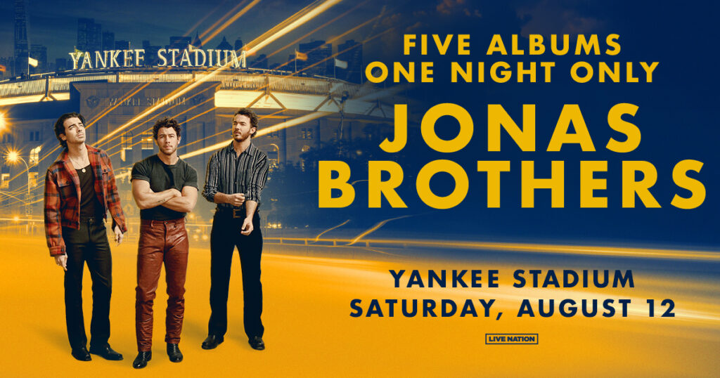 Jonas Brother at Yankee Stadium