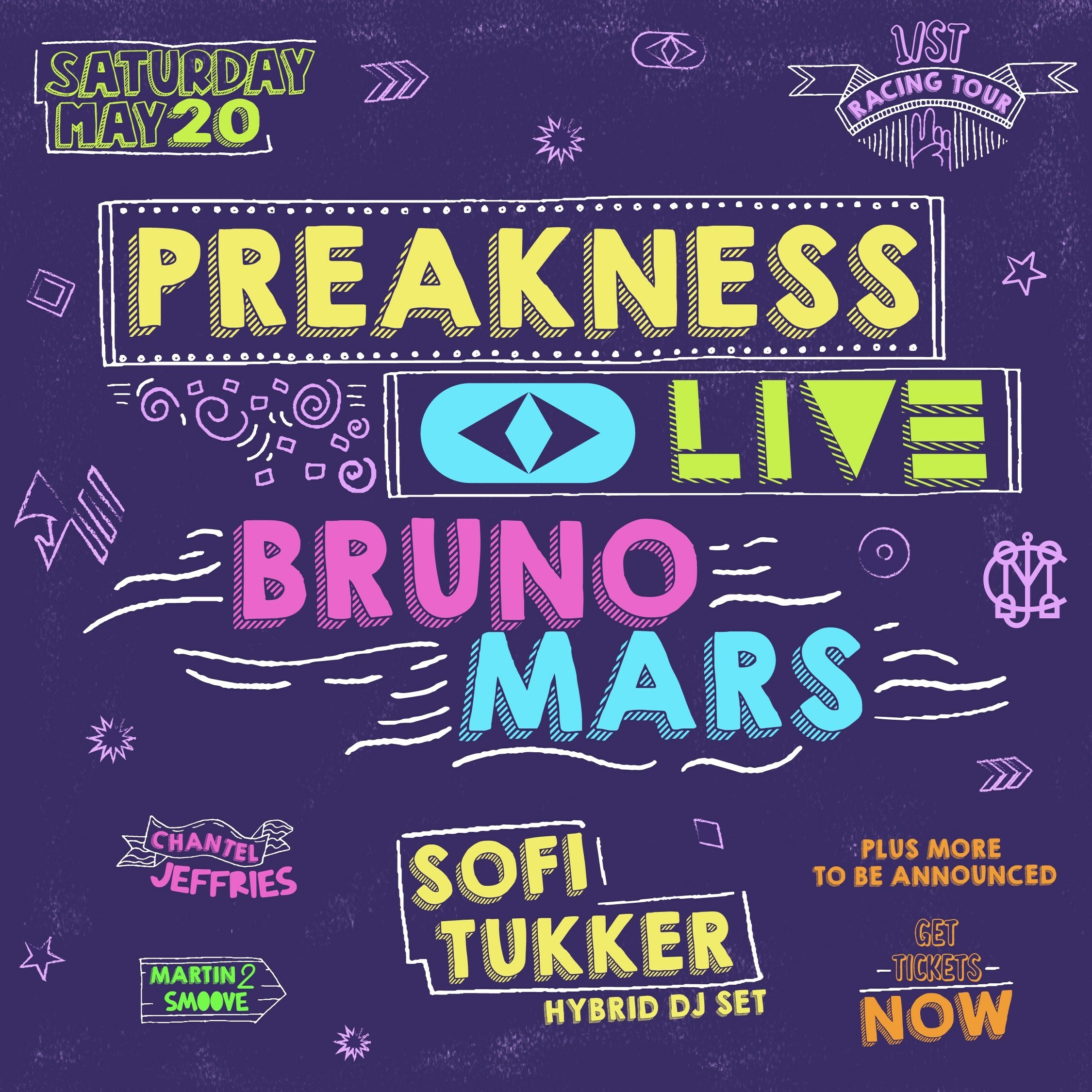 BRUNO MARS To Headline 2023 PREAKNESS LIVE Celebrations On May 20th