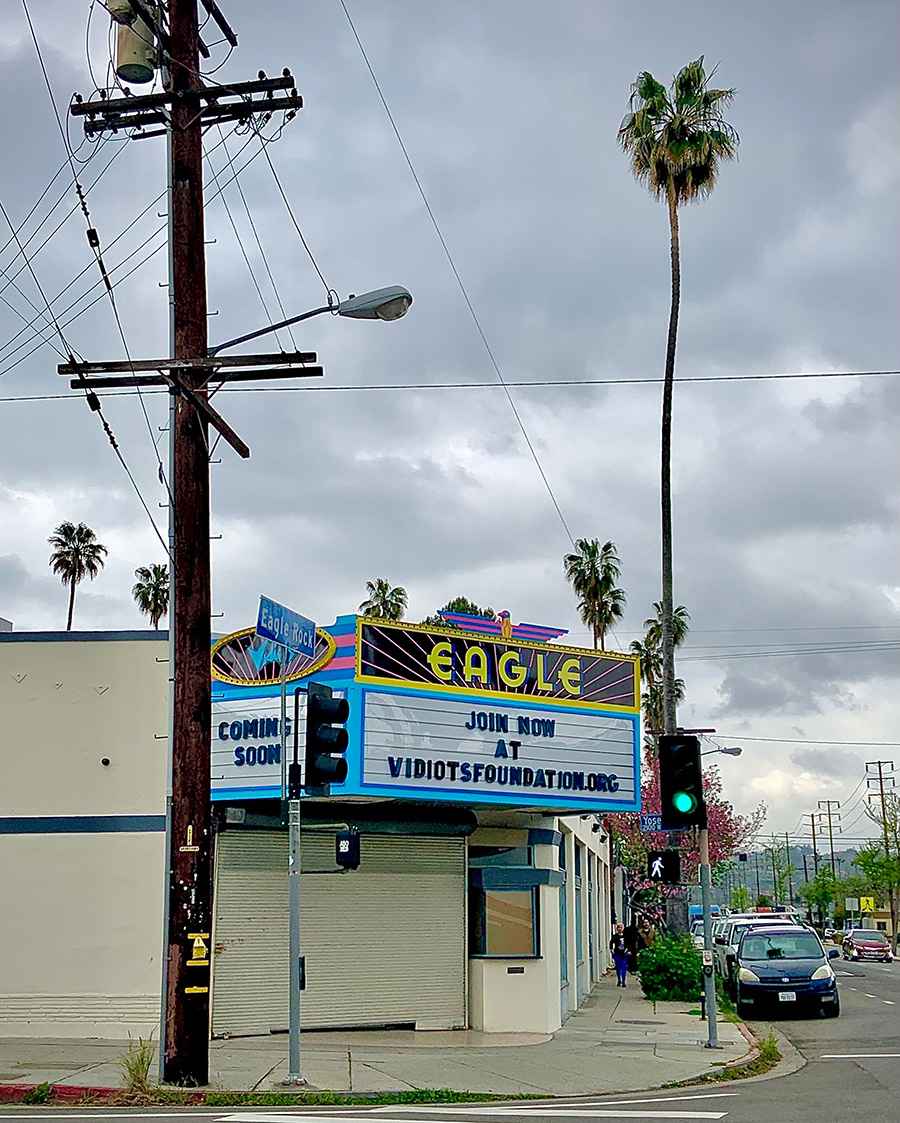 Vidiots, the beloved Los Angeles video store and non-profit film organization, has completed renovations on its new home, the historic Eagle Theatre in L.A.’s beautiful Eagle Rock neighborhood. - Photo by Scottie Images