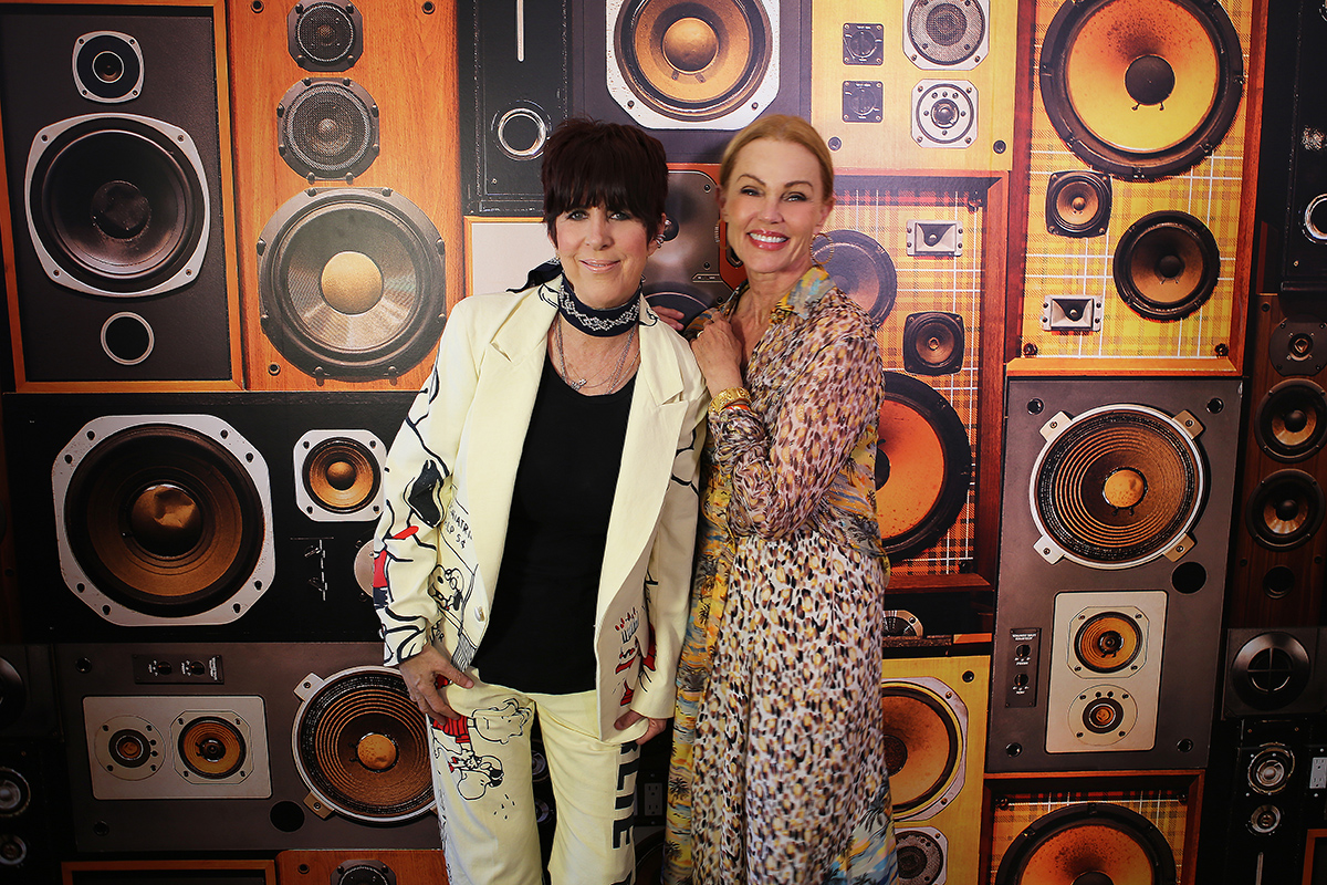 Diane Warren and Belinda Carlisle - Photo by Joe Poindexter