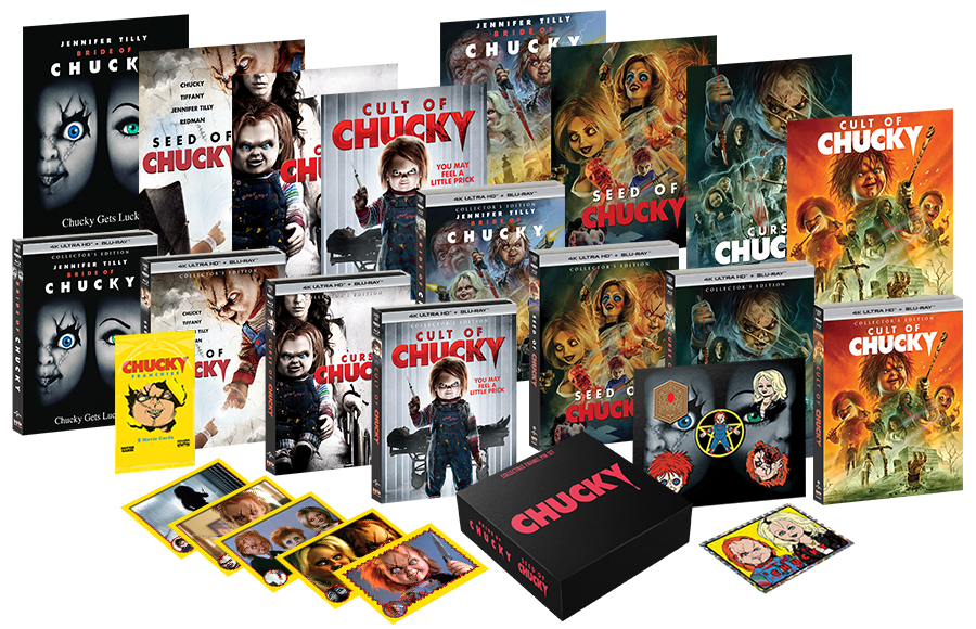 Chucky Complete Movie Collection 1 2 3 4 5 6 7 Childs Play DVD Set Horror  NEW