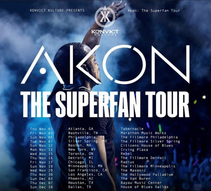 Akon Superfan Tour 2023