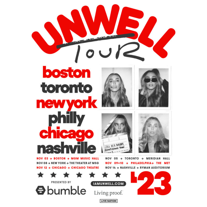 Alex Cooper The Unwell Tour