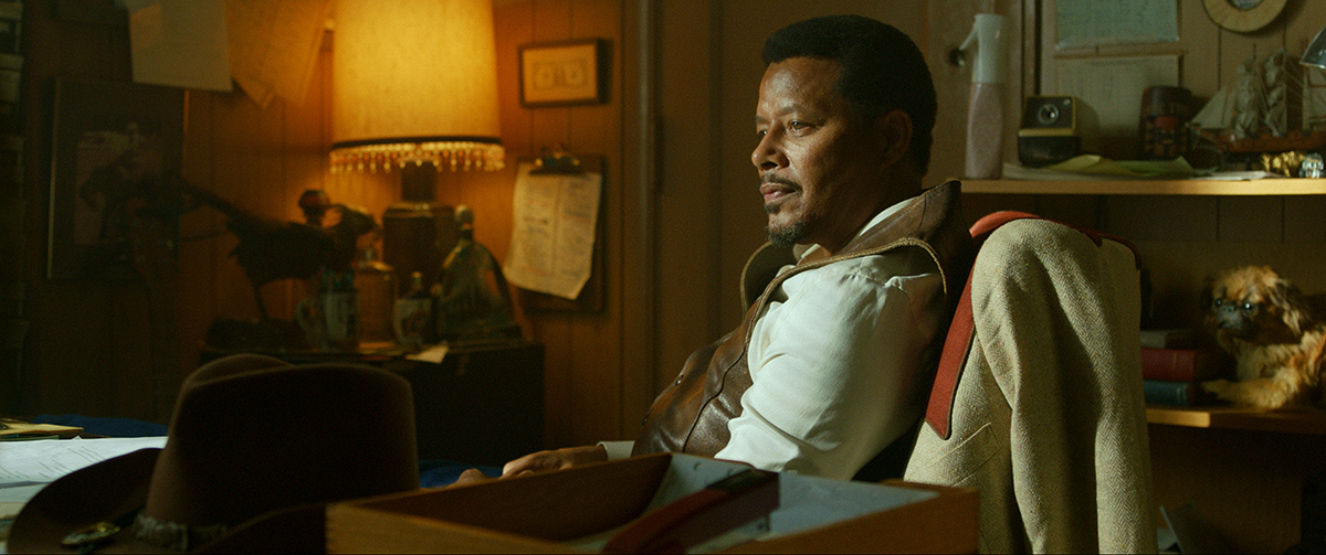 Terrence Howard shines as theater owner George Fuller in 'Showdown at The Grand.'