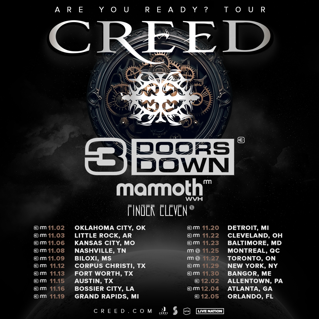 CREED - Are You Ready Tour 2024
