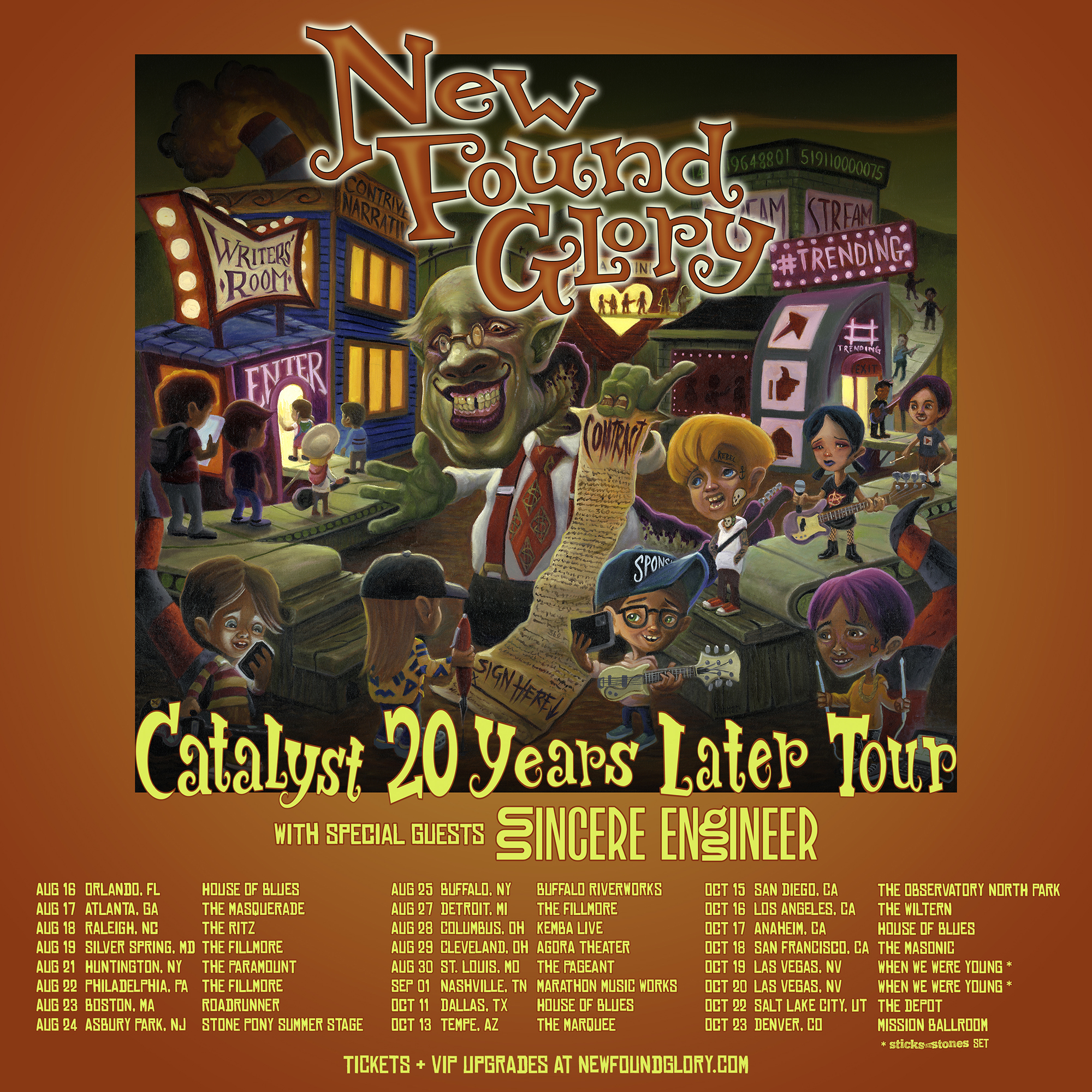 New Found Glory To Celebrate Iconic Album Catalyst With the 'Catalyst 20 Years Later Tour'