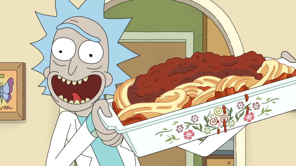 Rick and Morty Season 7 spaghetti