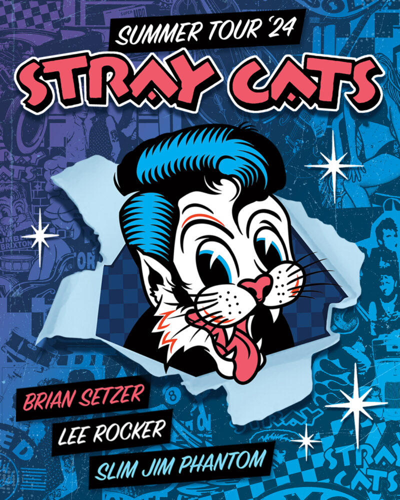 Stray Cats Summer Tour Admat