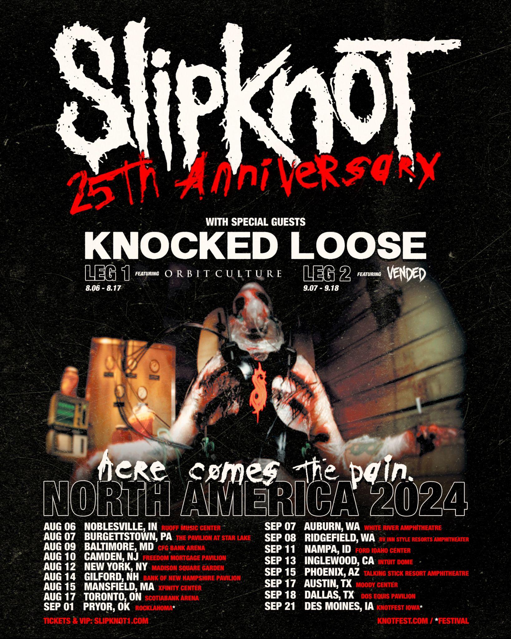 Slipknot 25th anniversary tour