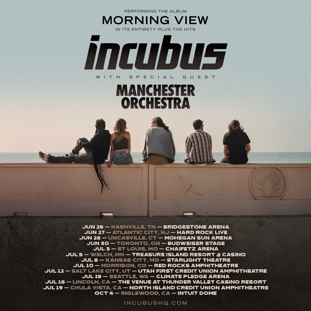 ミュージック Eins:Vier Tour 2018 Searching For You INCUBUS Announce Dates For 