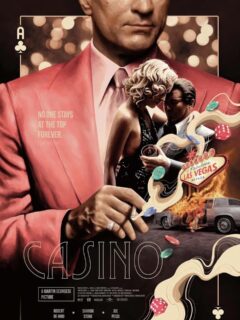 “There are three ways of doing things around here: the right way, the wrong way, and the way that I do it.” 🎰💰💥

Today we’re celebrating one of Scorsese’s greatest crime sagas and soaking in the full neon-soaked magic of “Casino.”

Marking the 30th anniversary of its release on November 22, 1995, Martin Scorsese’s masterwork brings together Robert De Niro, Sharon Stone, Joe Pesci, James Woods, and Don Rickles for a gripping deep dive into power, greed, and betrayal in 1970s Las Vegas. It’s a brutal rise-and-fall story that still hits with razor-sharp precision.

And how about that artwork? This killer screenprint by Jake Kontou captures the film’s danger, glamour, and high-stakes swagger in one gorgeous hit. 🔥

#Casino #MartinScorsese #RobertDeNiro #SharonStone #JoePesci #1990sMovies #LasVegas #Mafia #LasVegasClassic