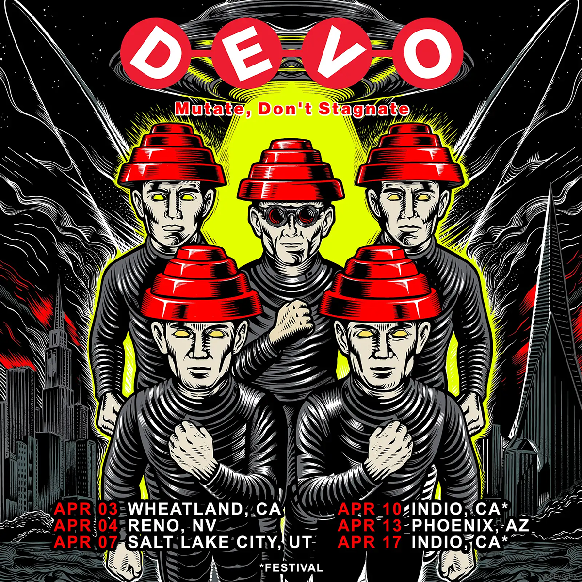 DEVO Returns to the Road with 2026 “Mutate, Don't Stagnate” Tour