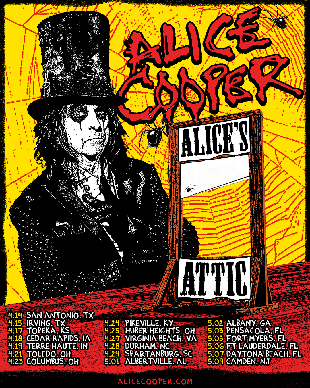 Shock Rock Legend ALICE COOPER Announce Dates For Spring 2026