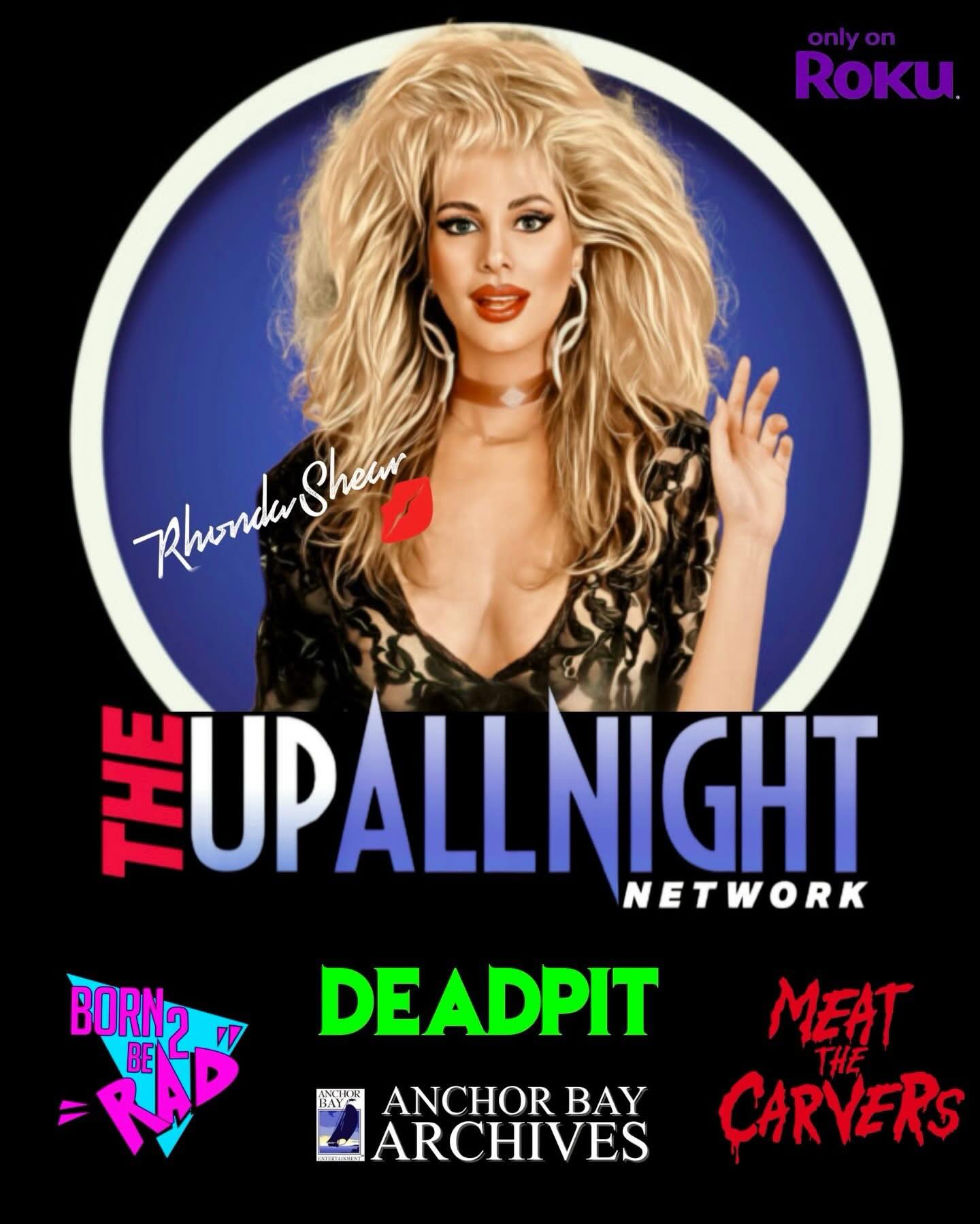 LATE NIGHT HORROR is BACK! 🌙📼🔪
The legendary @rhondashear is launching her own UP ALL NIGHT Network on Roku, debuting Friday, April 17, and bringing back that gritty, cult-heavy “USA Up All Night” vibe we grew up on. As an added bonus, you’ll also be able to catch @Born2BeRad as an official part of the channel’s launch programming!
So, if you’re into horror, physical media, and that killer ’80s and ’90s energy, good things are headed your way. Mark your calendars and get in on the ground floor!

#RhondaShear #UpAllNight #USAUpAllNight #Born2BeRad #Roku Horror HorrorCommunity PhysicalMedia CultCinema 80sHorror 90sHorror RetroTV LateNightTV HorrorFans Nostalgia