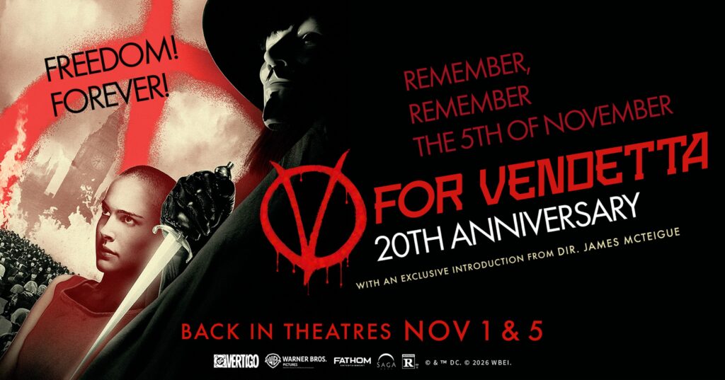 V For Vendetta 20th Anniversary